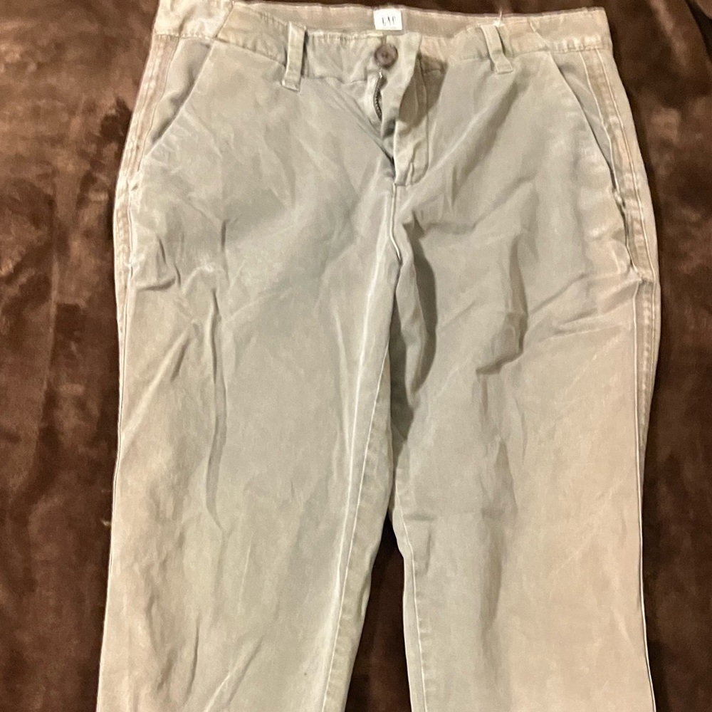 Soft army green jeans